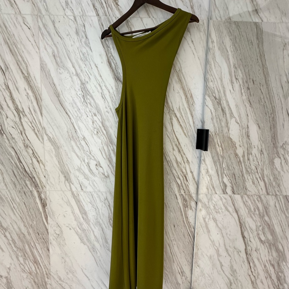 Christopher Esber Cut Out Olive Green Dress